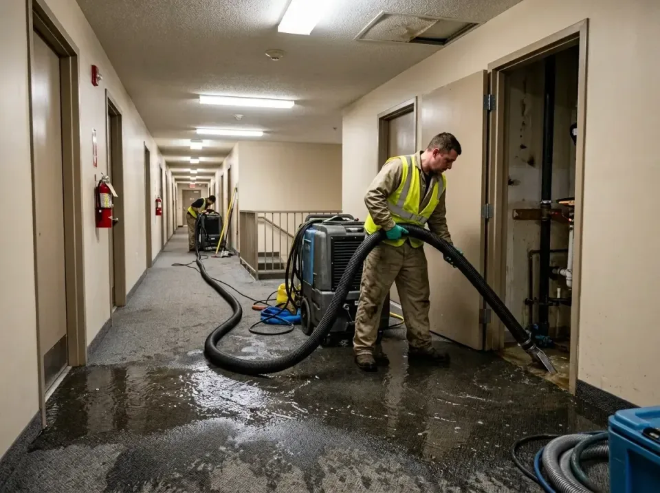 multi-unit-apartment-hallway-f-005 — frequently asked questions, Emergency Burst Pipe Water Extraction & Removal in Honea Pa…